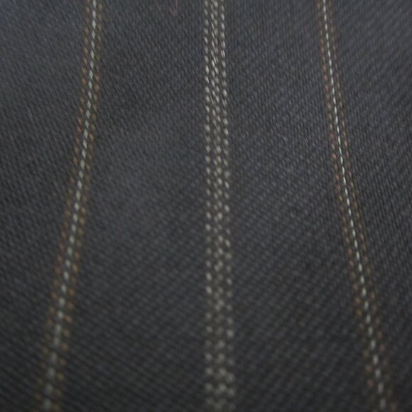 Brooks Brothers Womens 12 Black Striped 100% Wool Skirt Lined Back Pleats M - Picture 6 of 8